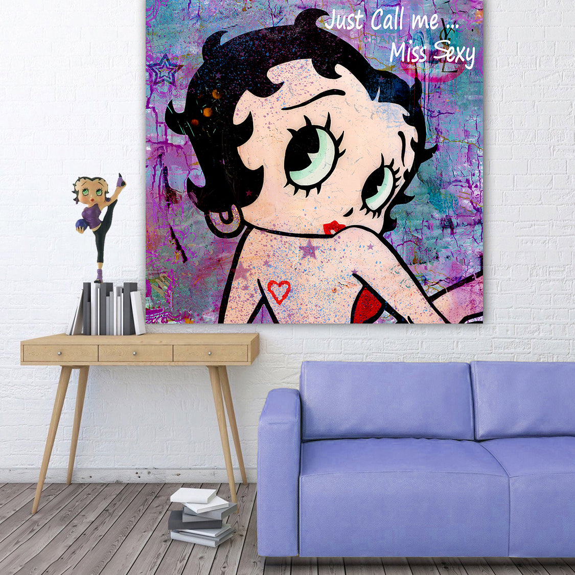 Miss Sexy - Cartoon Canvas