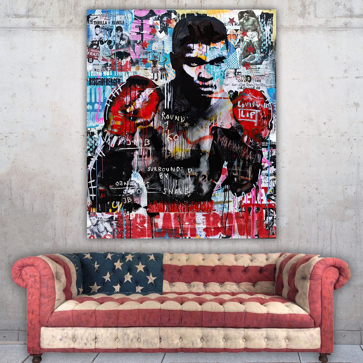 Sting Like A BEE - Athletes Canvas