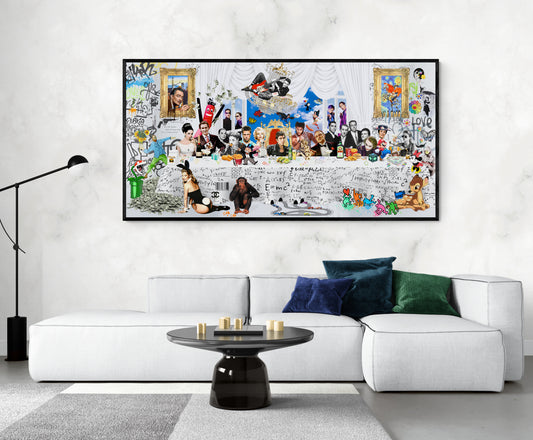 Last Supper - Pop Art Canvas (Panoramic)