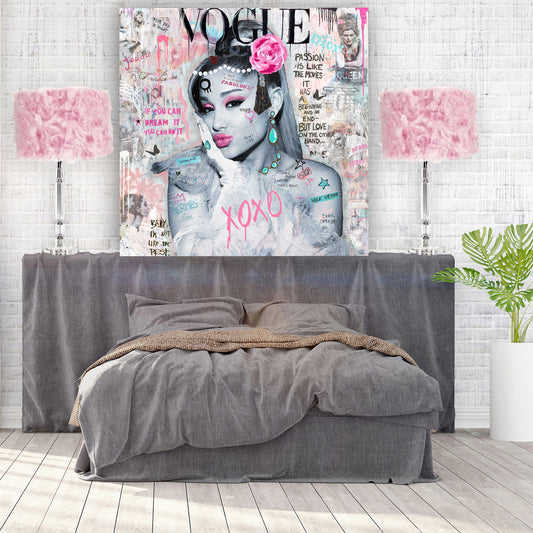 NO Money NO Honey - Music Artists Canvas