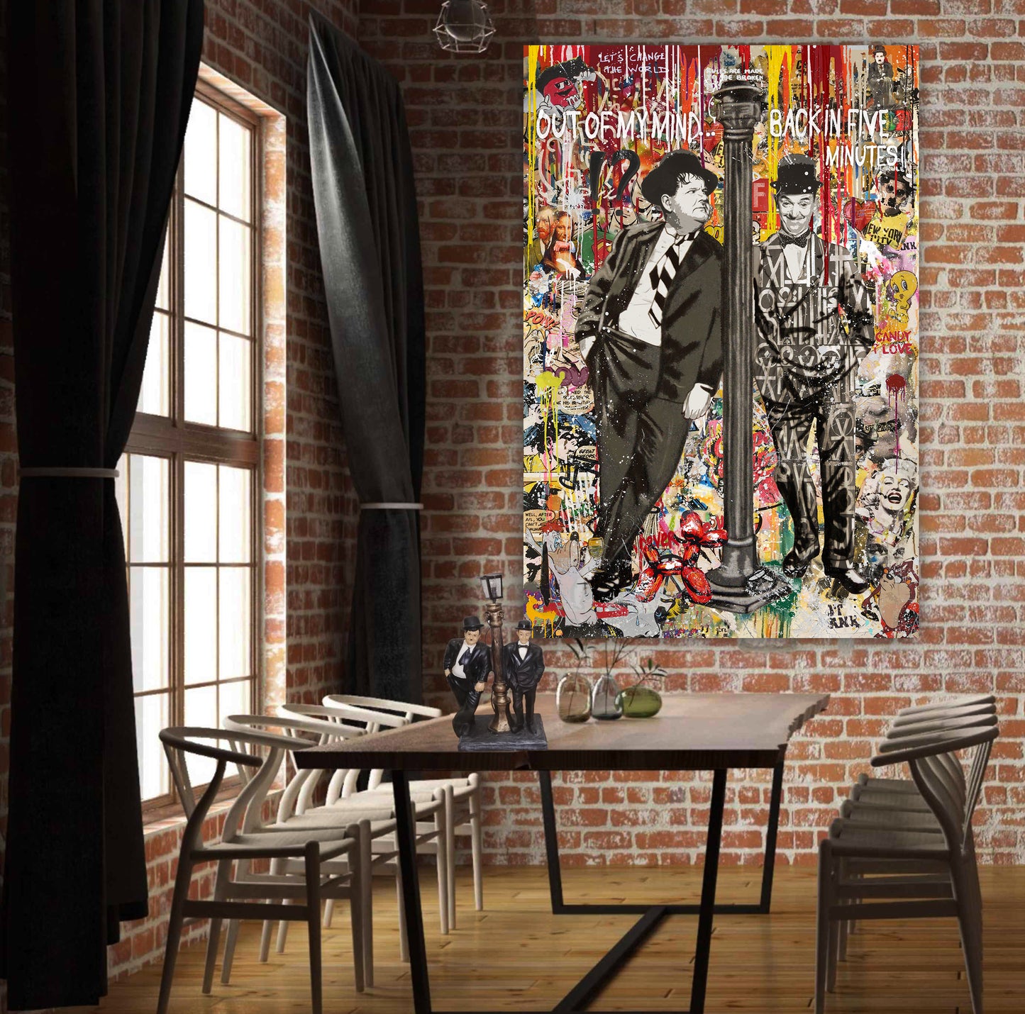 OUT OF MY Mind - Pop Art Canvas