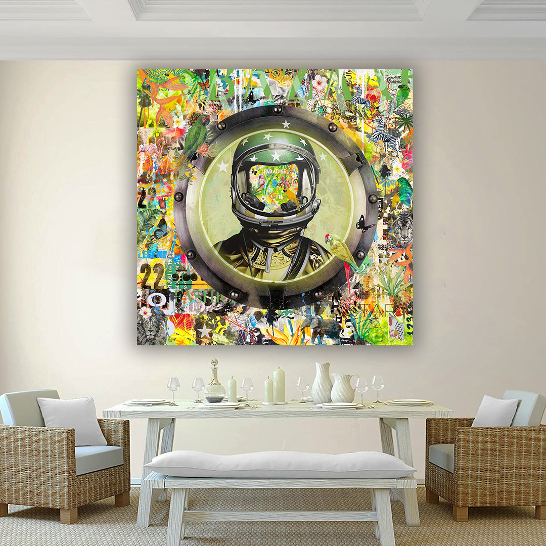 Paradise Space - Pop Art Canvas