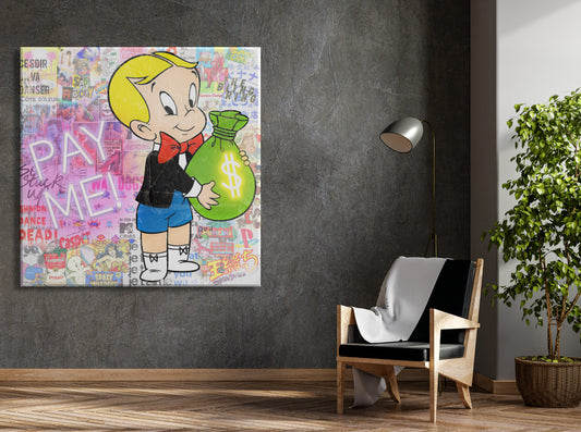PAY ME - Cartoon Canvas