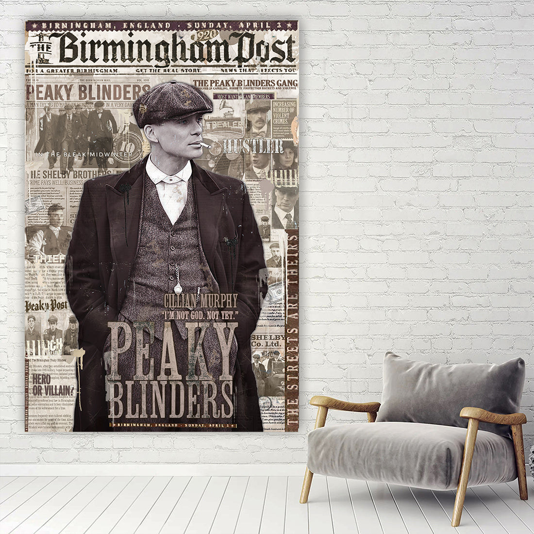 I AM NOT GOD NOT YET - PEAKY BLINDERS E MOCKUP 3