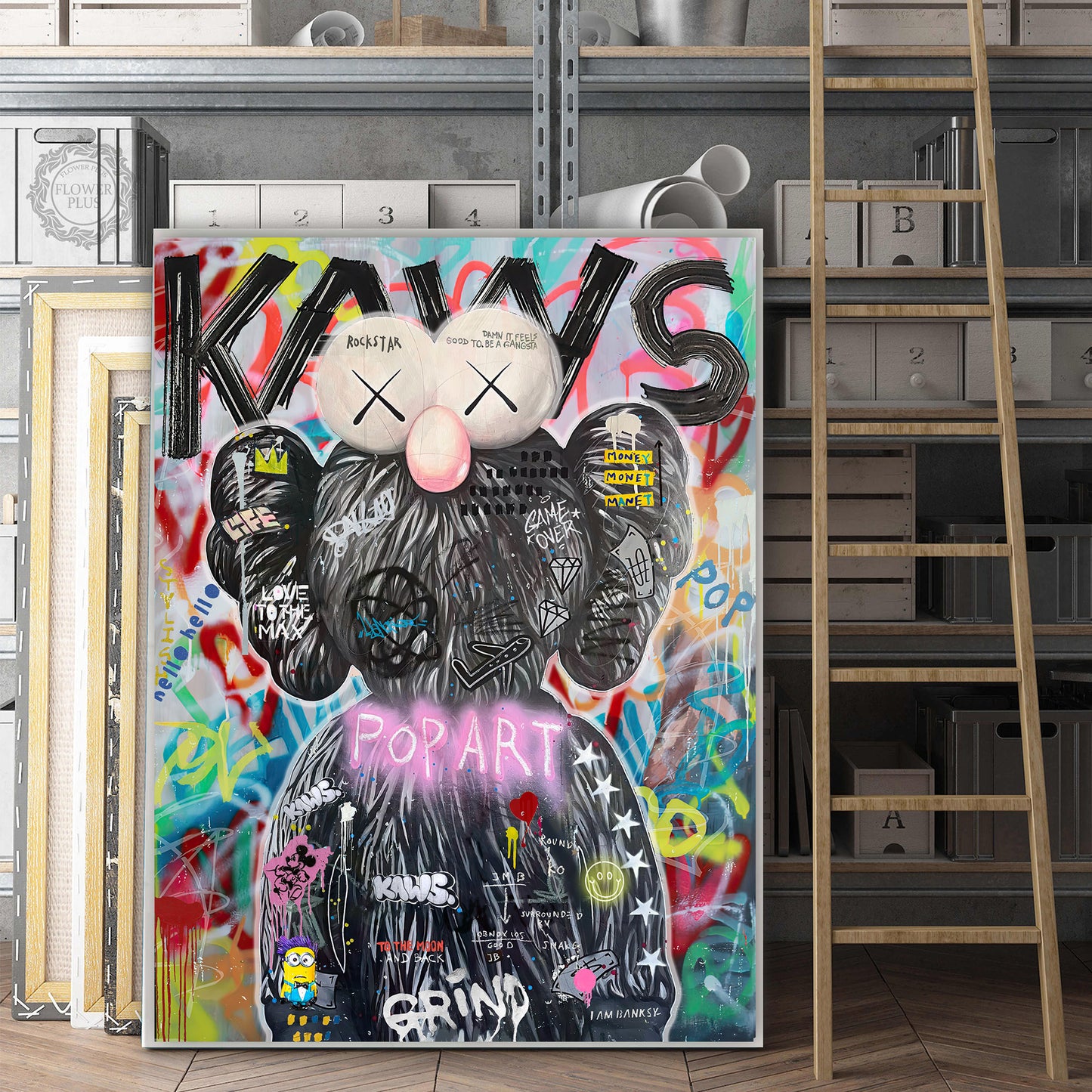 POP ART Doll - Pop Art Canvas