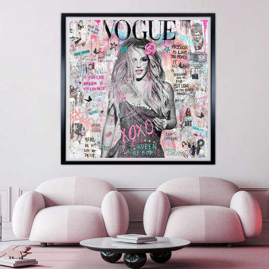 Queen OF POP - Music Artists Canvas