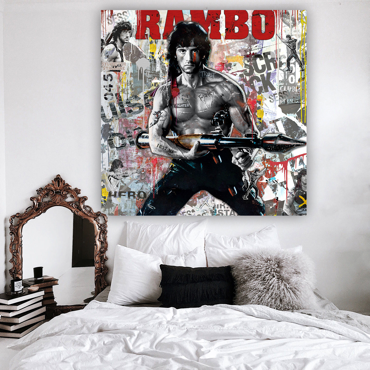 Fearless Fighter - RAMBO D MOCKUP 2