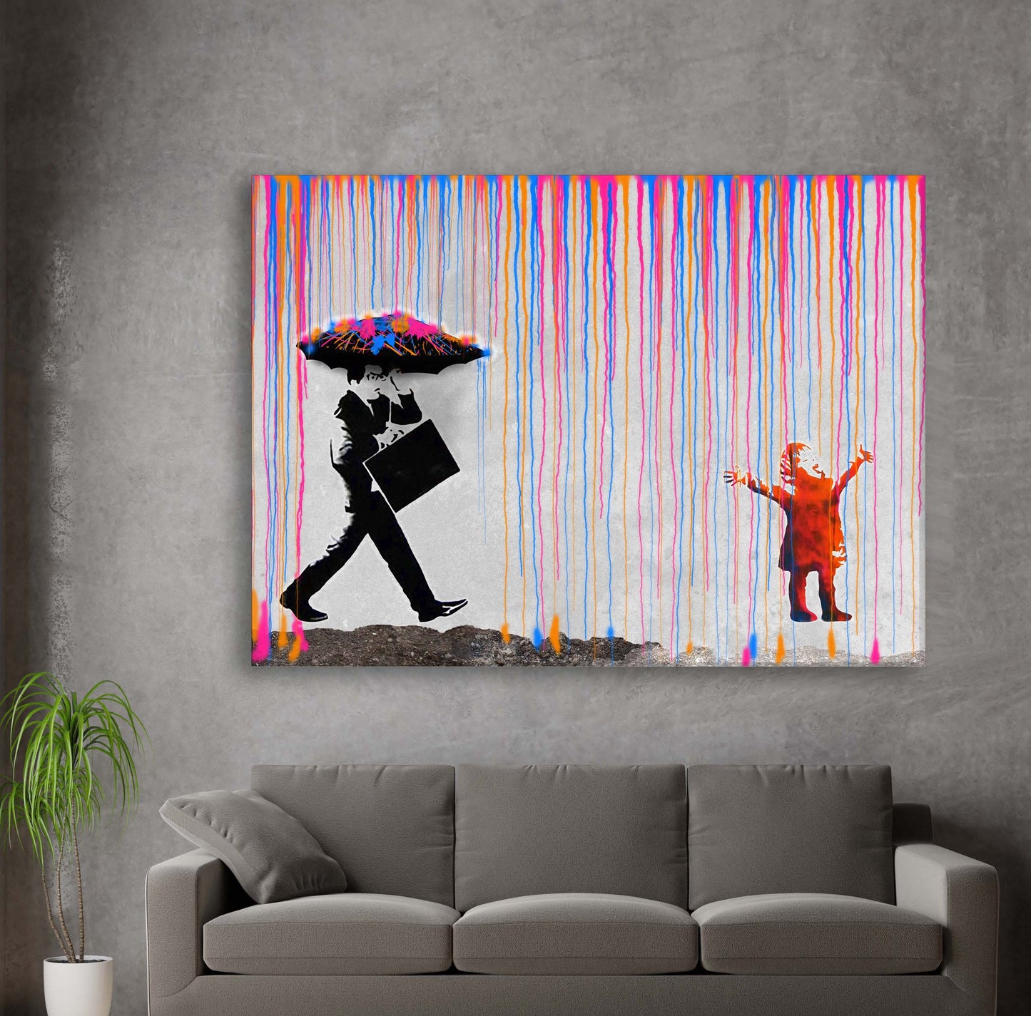 Rain Man - Pop Art Canvas