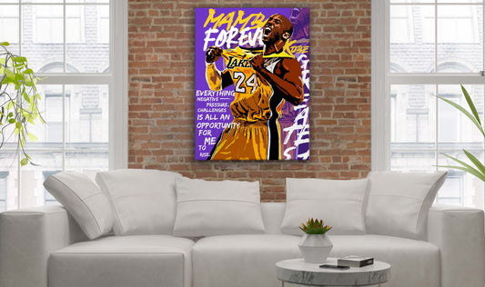 Mamba Mentality - Athletes Canvas