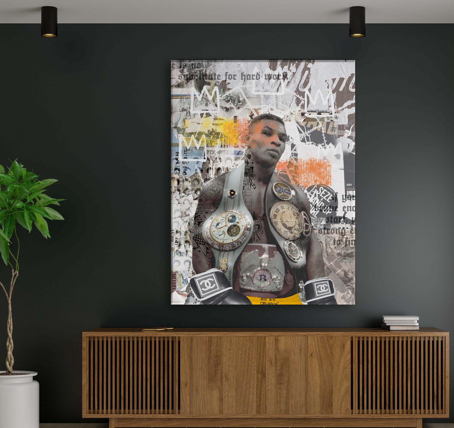 Everyone HAS A Plan Until They GET Punched IN THE Face - Athletes Canvas