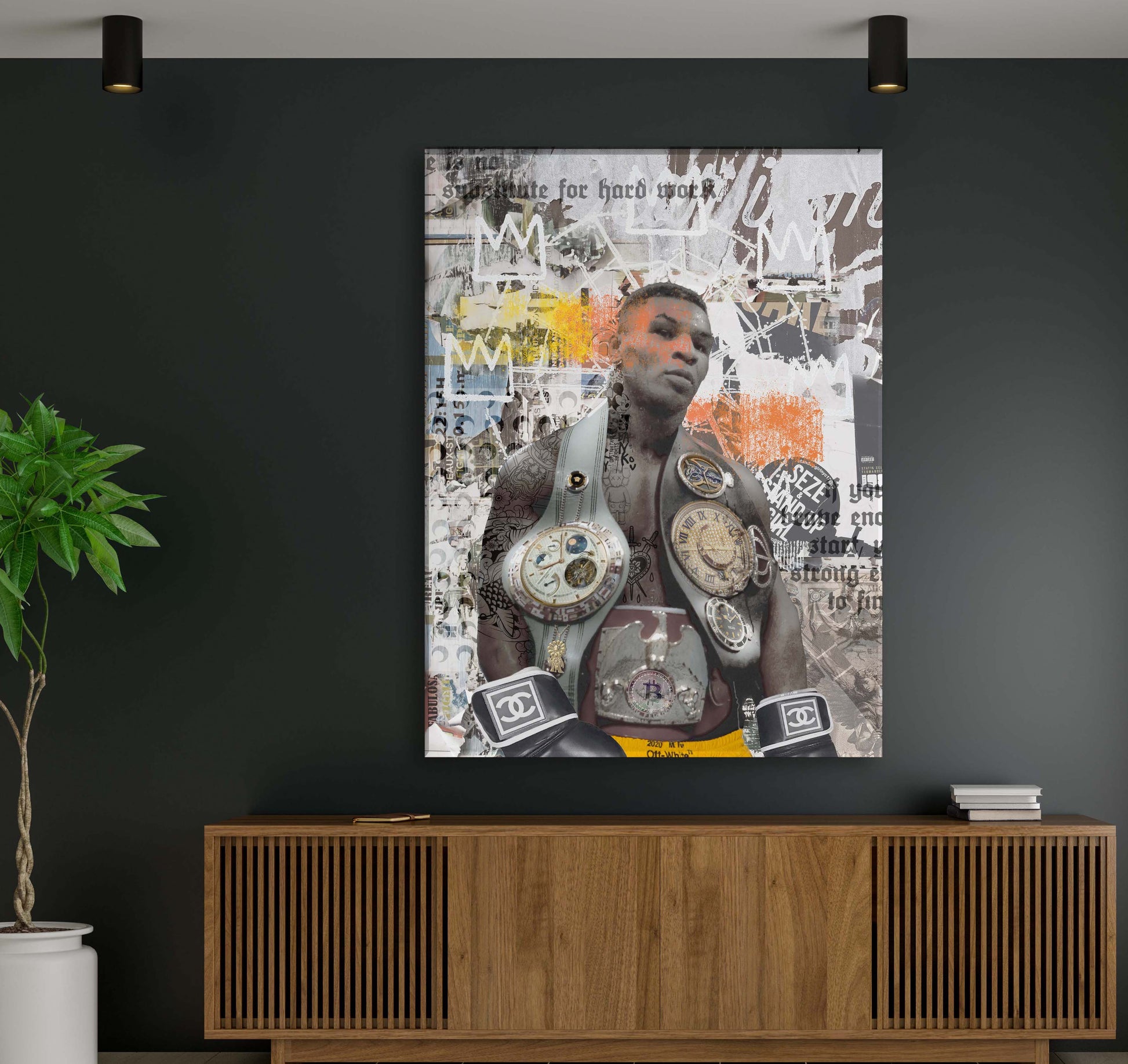 Everyone HAS A Plan Until They GET Punched IN THE Face - Athletes Canvas