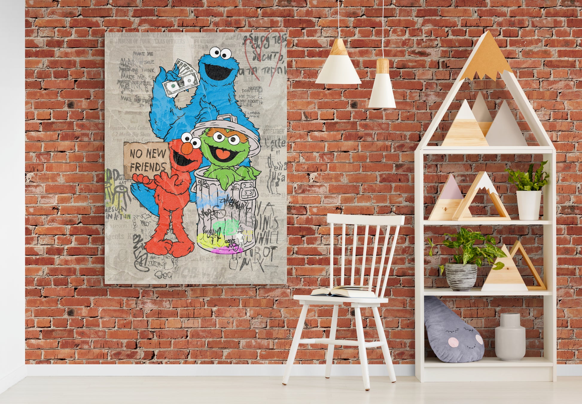 NO NEW Friends - Room 2-Elmo&Gang