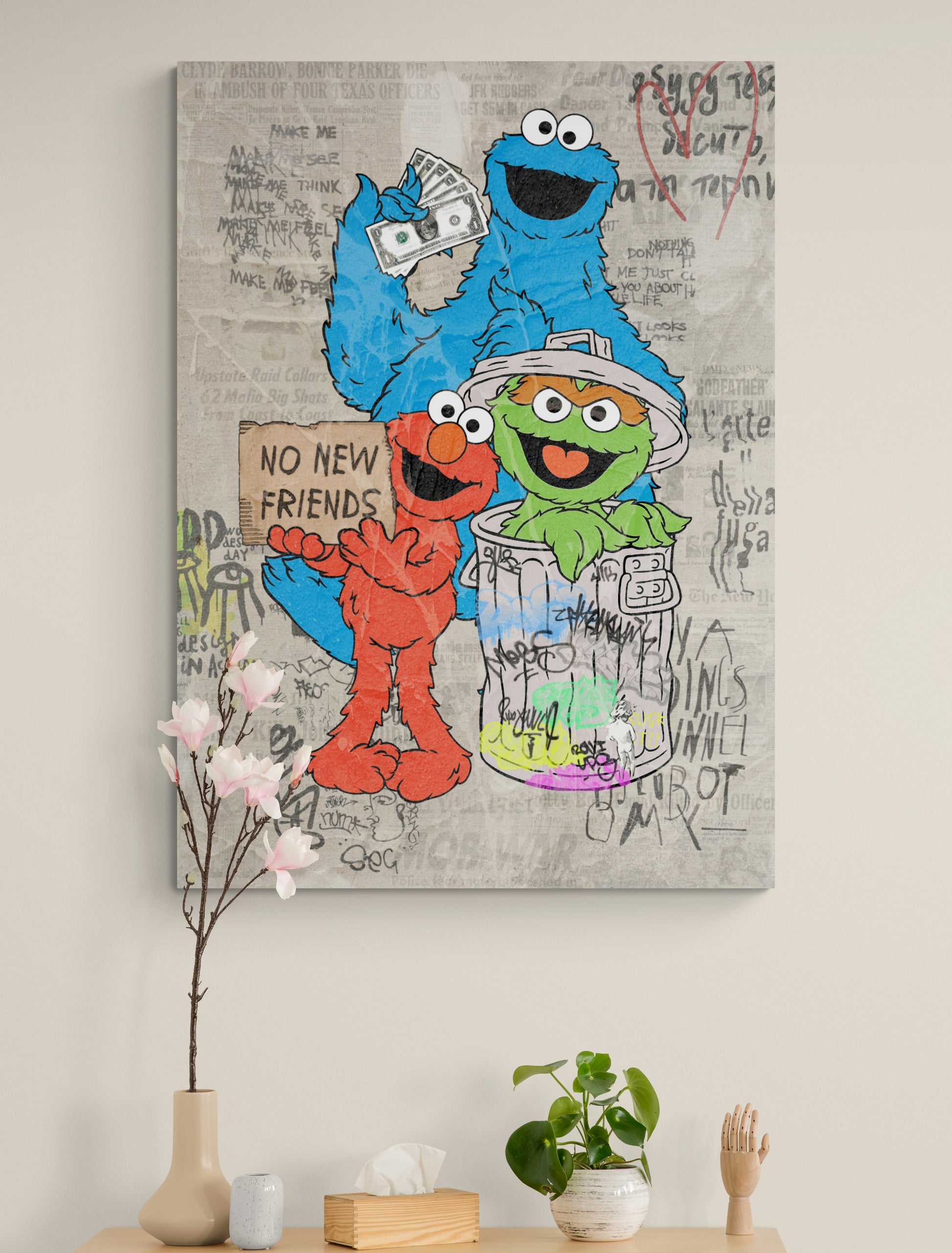 NO NEW Friends - Room 3-Elmo&Gang