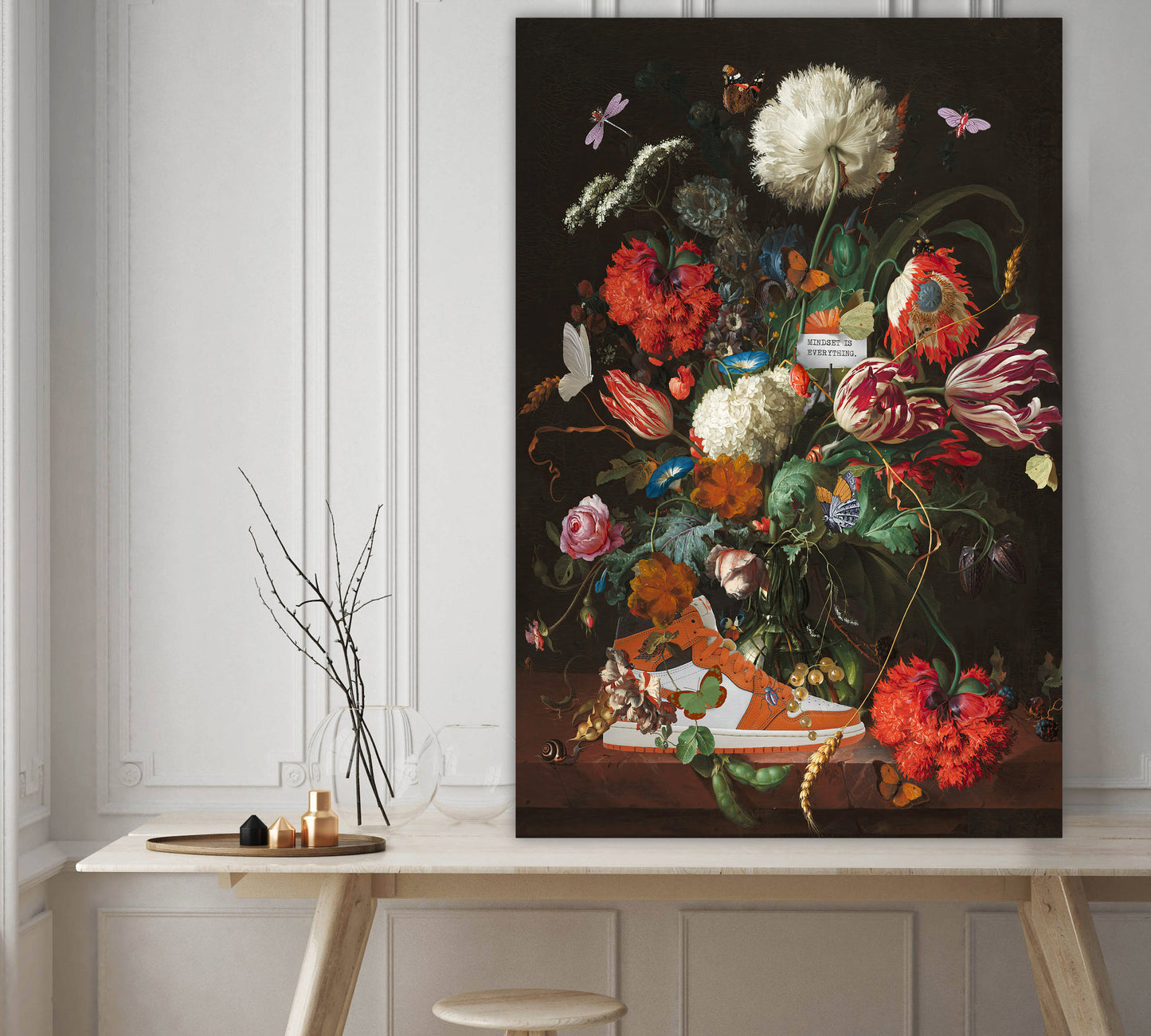 Shattered Flowers - Pop Art Canvas