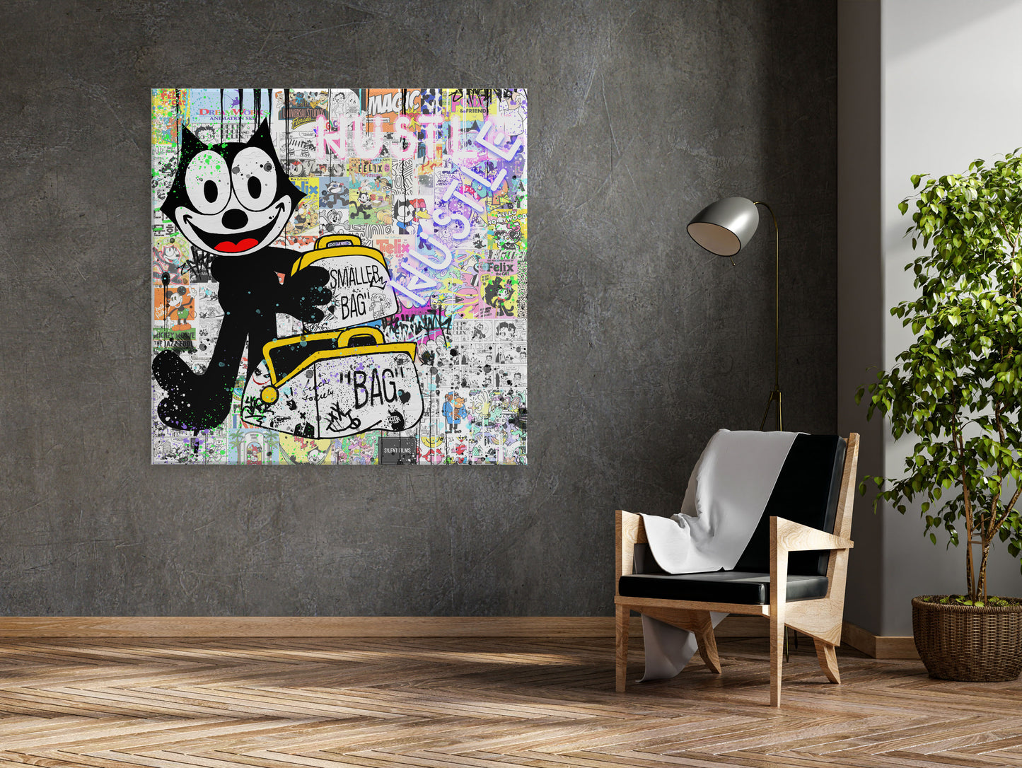 Small BAG Bigger BAG - Cartoon Canvas