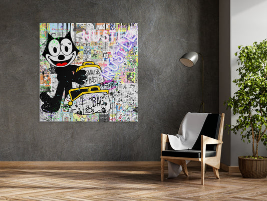 Small BAG Bigger BAG - Cartoon Canvas