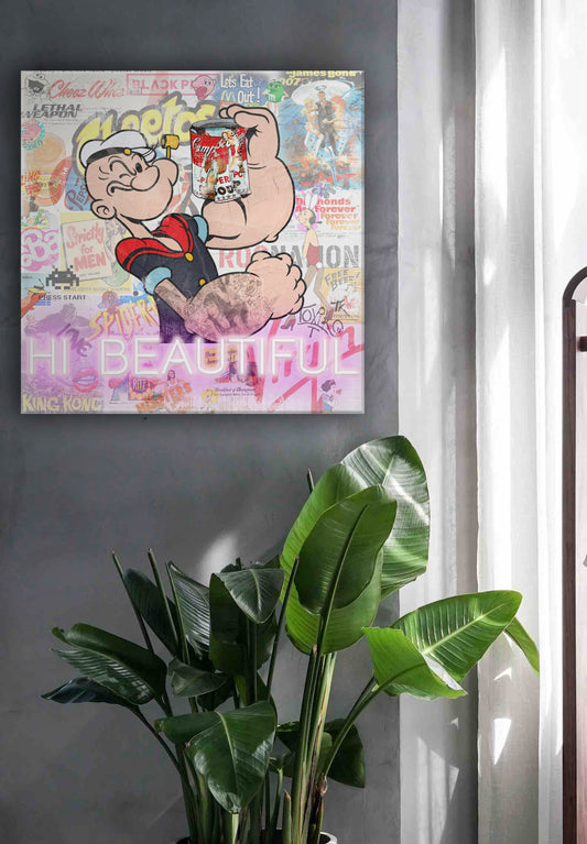 Strictly FOR MEN - Cartoon Canvas