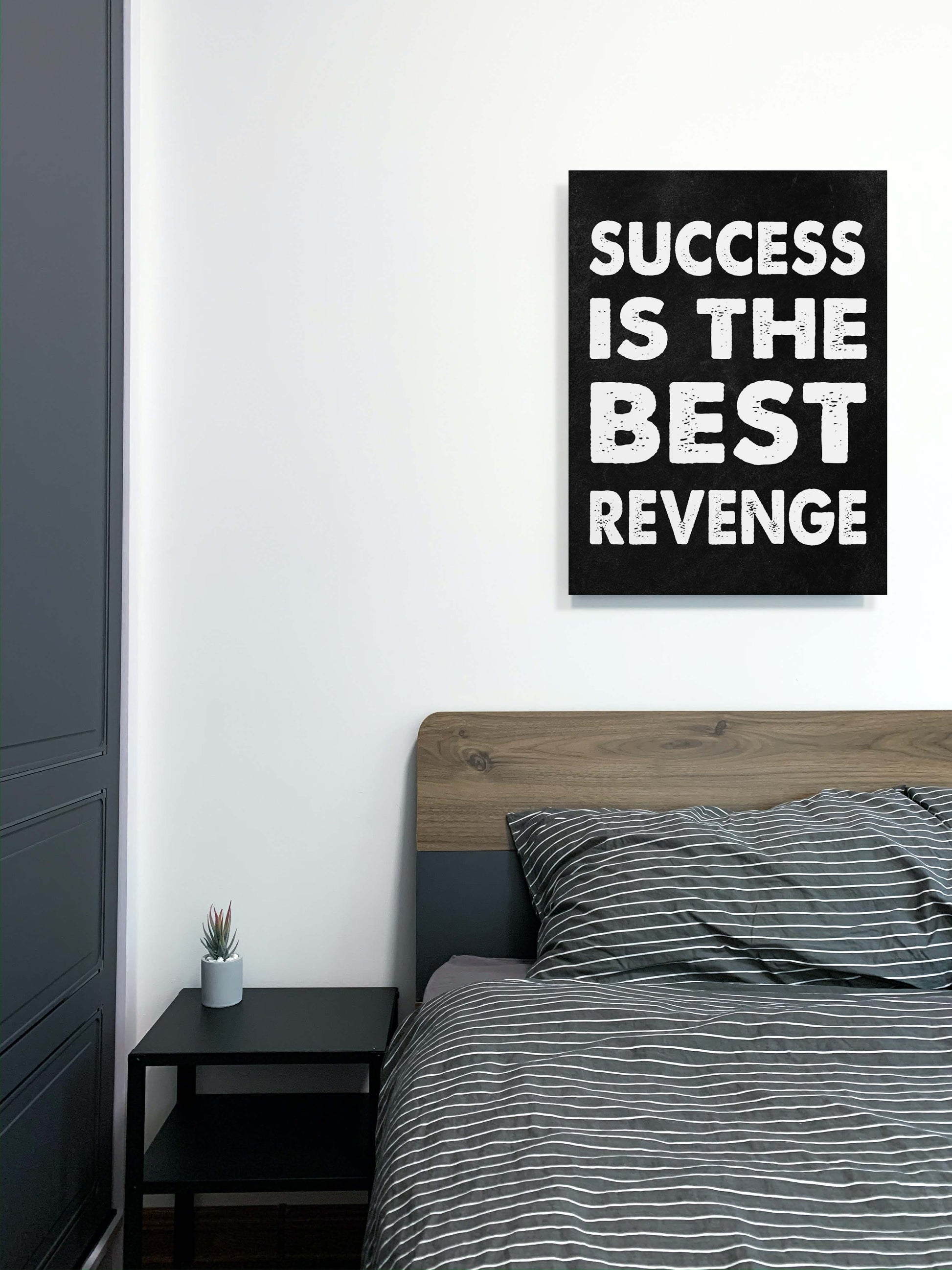 Success IS THE Best Revenge - Motivational Canvas