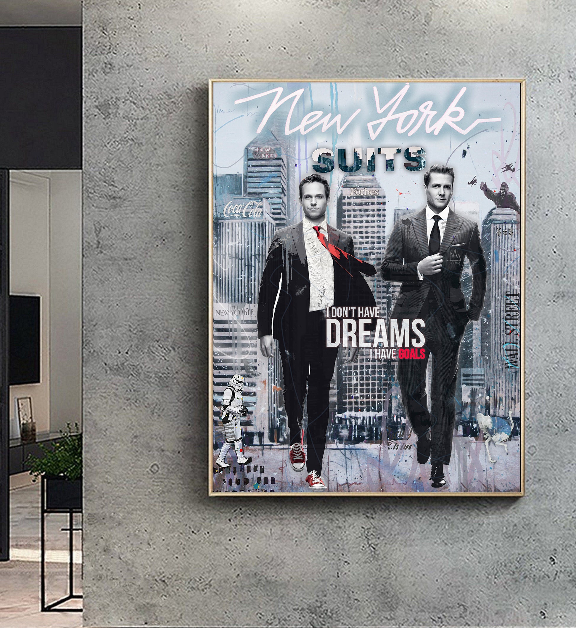 I Dont Have Dreams I Have Goals - Movie Stars Canvas
