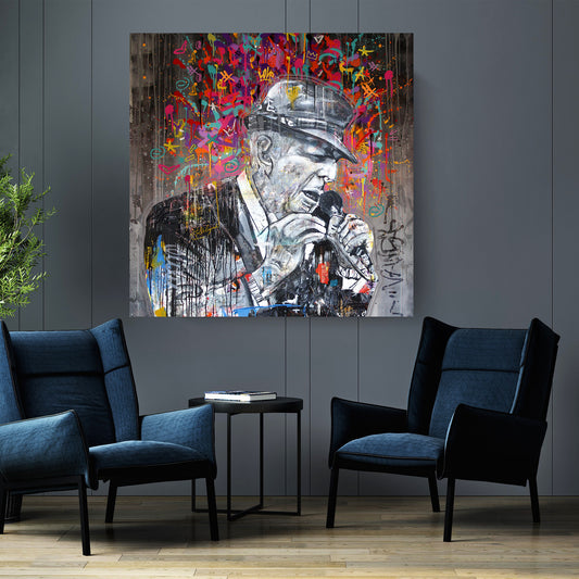 There IS A Crack IN Everything, Thats House THE Light Gets IN - Music Artists Canvas