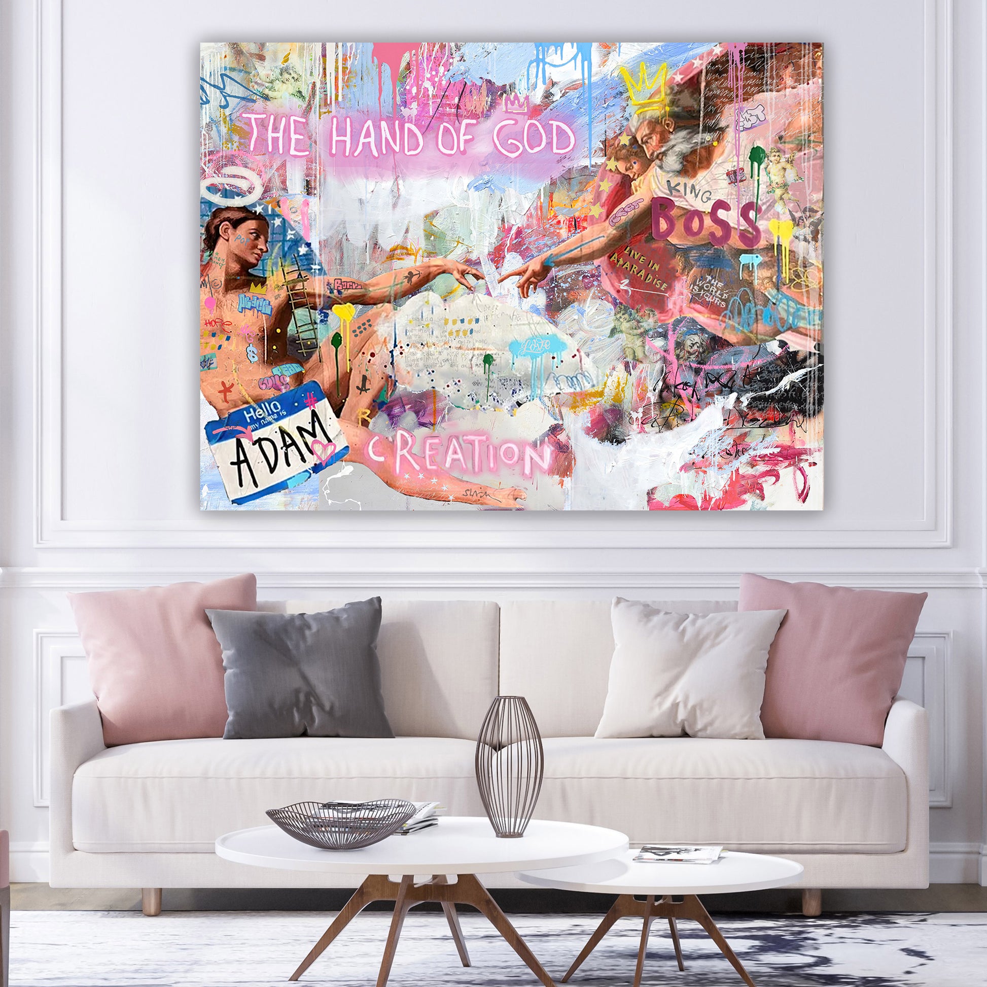 THE Hand OF GOD - Pop Art Canvas