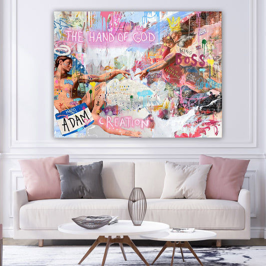 THE Hand OF GOD - Pop Art Canvas