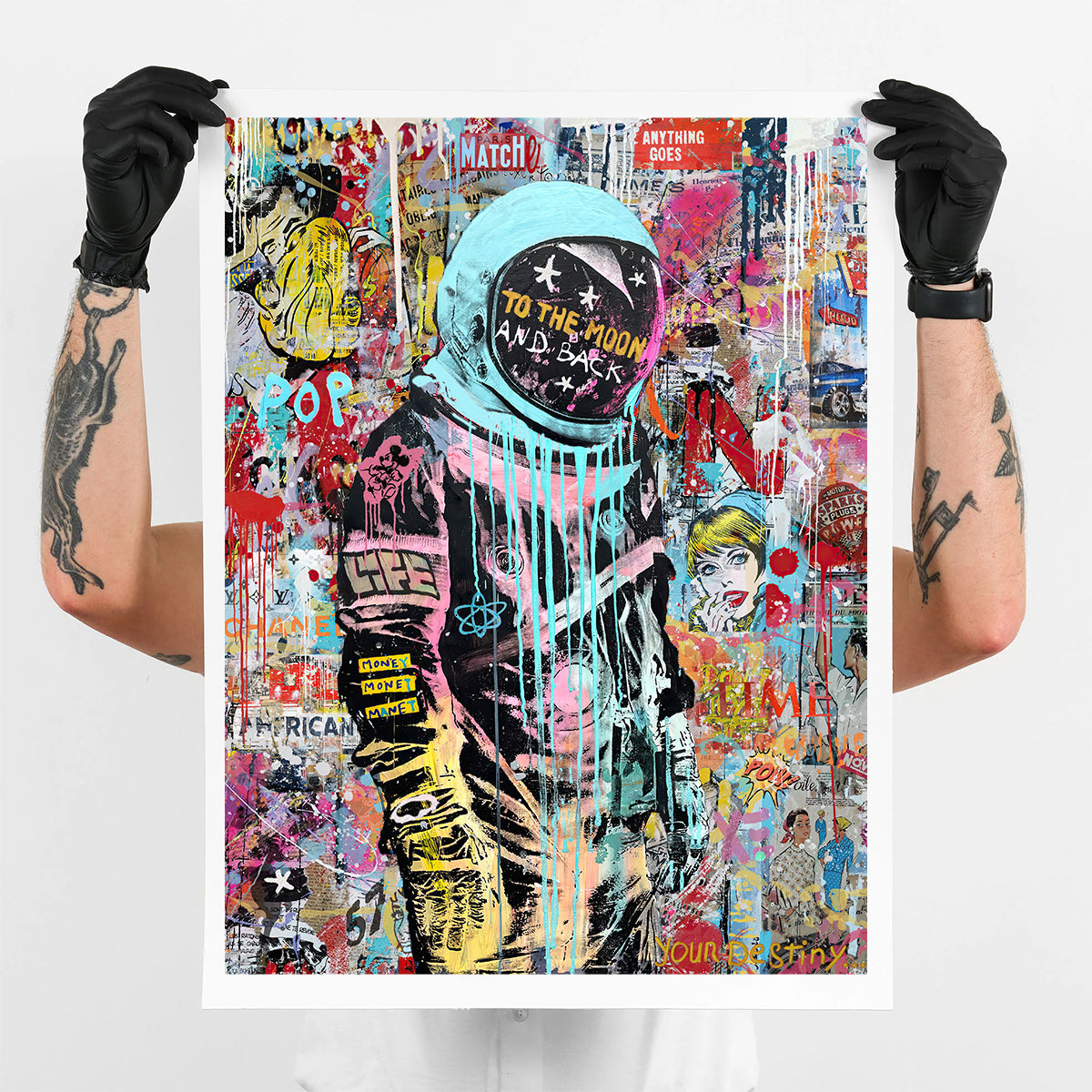 TO THE Moon AND Back - Pop Art Canvas