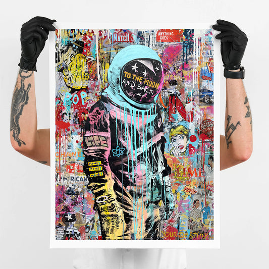 TO THE Moon AND Back - Pop Art Canvas