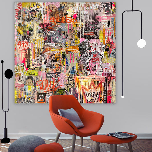 Urban Lover - Pop Art Canvas