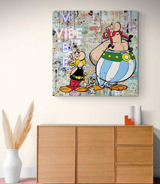 Vibes 2 - Cartoon Canvas