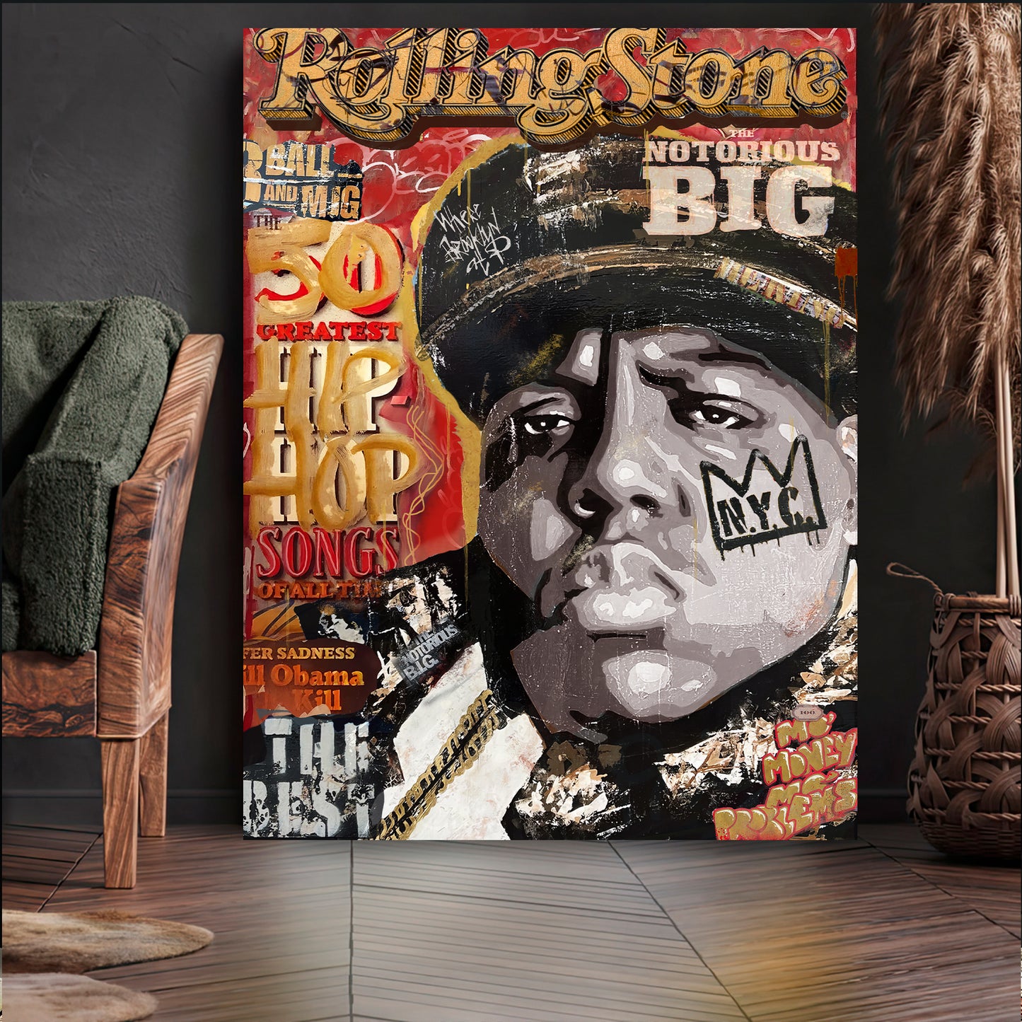 THE Notorious BIG - V BIGGIE ROLLING STONE C MOCKUP 1