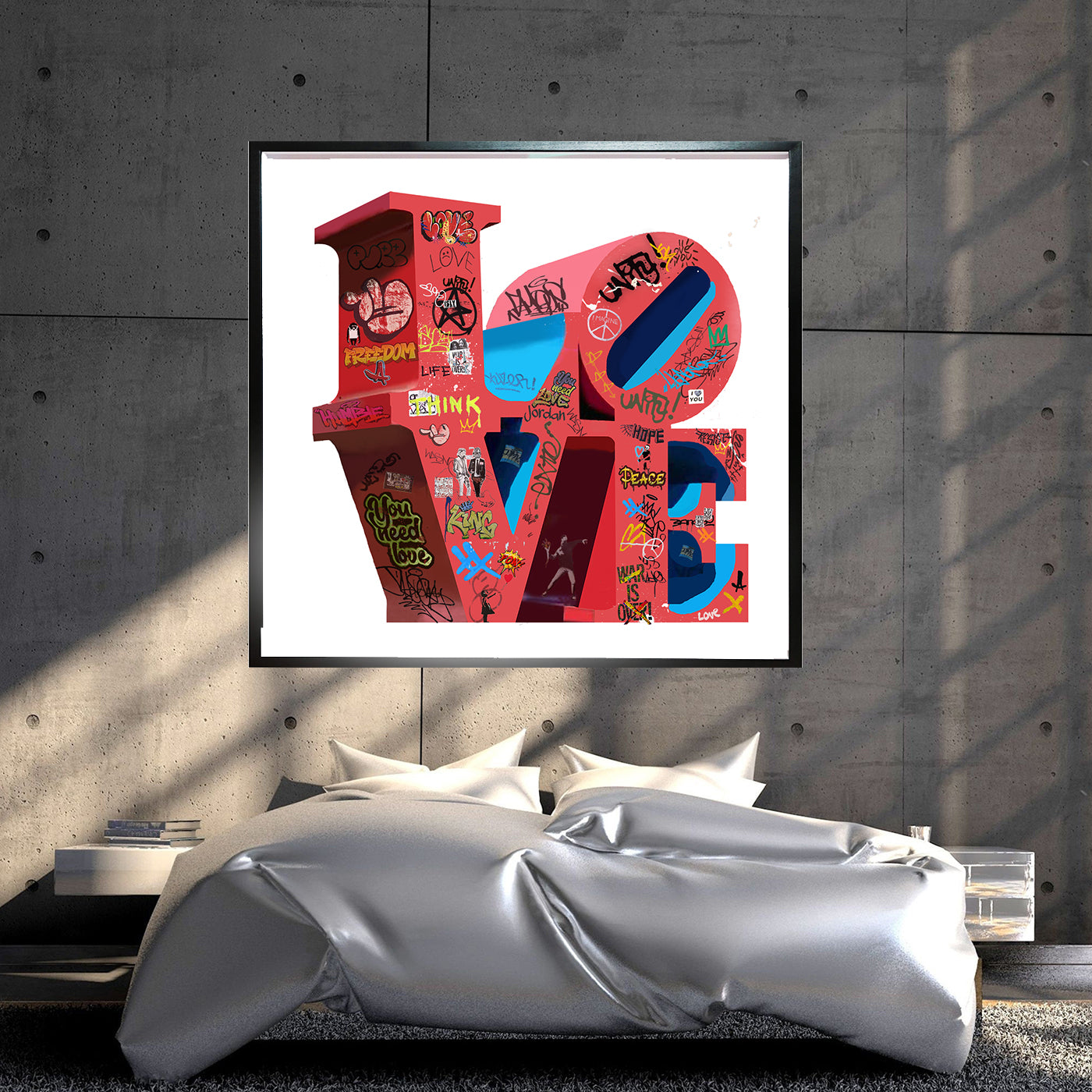 Love " Statue" Streer Art