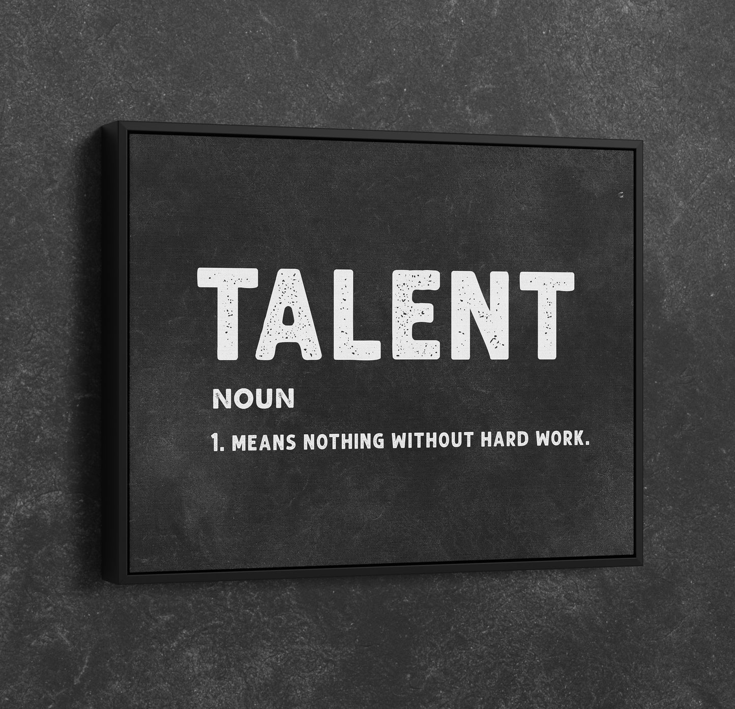 Talent Means Nothing Without Hard Work