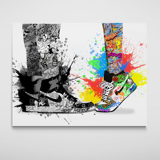 Jordan 1 "Sneaker Love" - Original Canvas Art