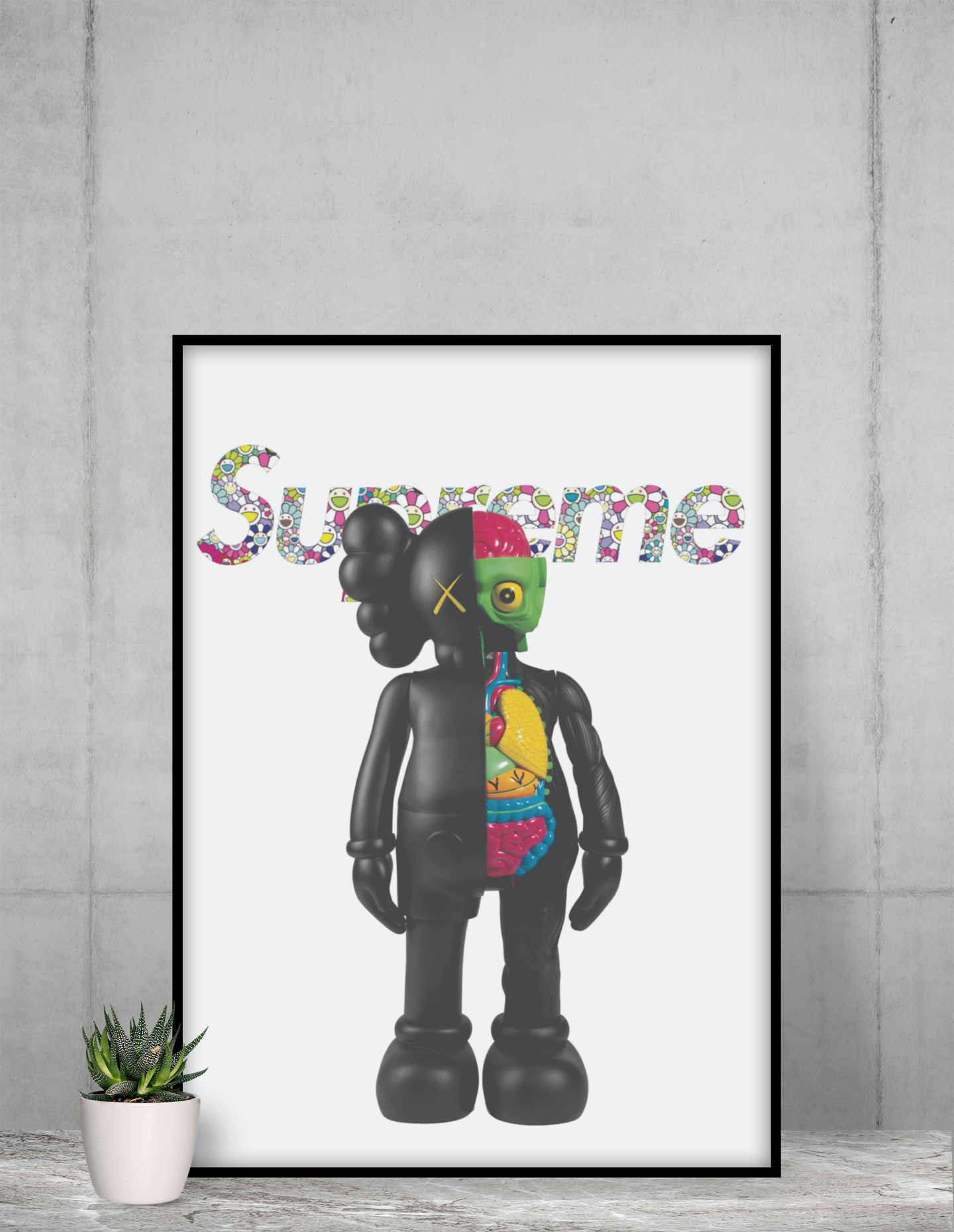 Luxury Poster - Kaws Hypebeast Murakami