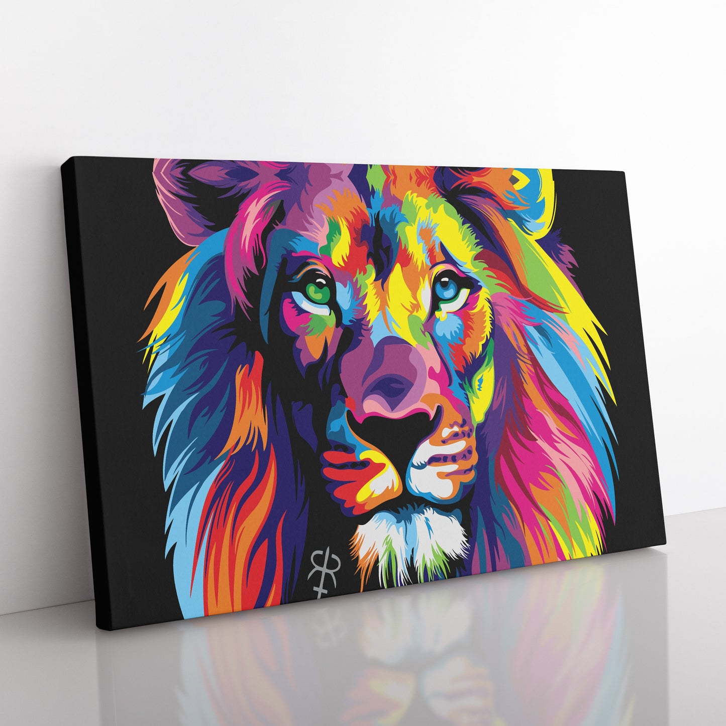 Lion Abstract Art