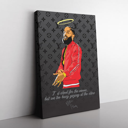 Nipsey Hussle Canvas Art
