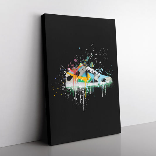 Dripping Air Jordan 1 - Canvas Art